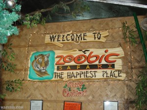 The Zoobic Safari Welcome Sign