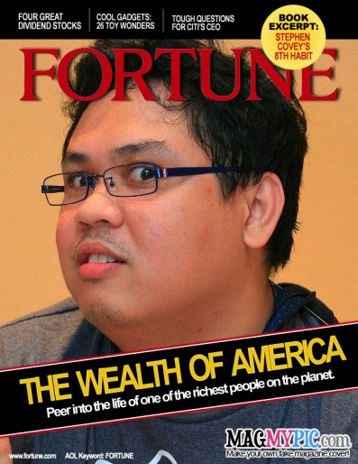 Marhgil On Fortune Magazine via MagMyPic