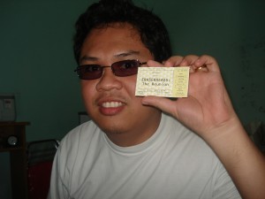 Eraserheads Reunion Ticket