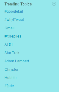 Twitter Trending Topics