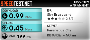 Sky Broadband Speedtest