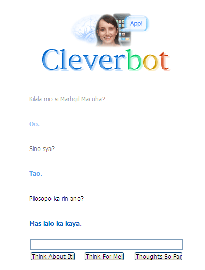 Cleverbot Conversation
