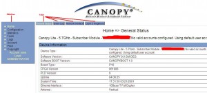 Canopy Home Page