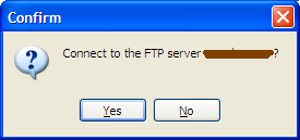 Confirm FTP